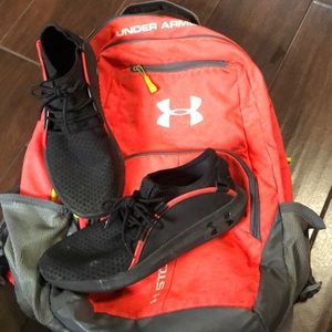 Under Armour Backpack and sneakers bundle